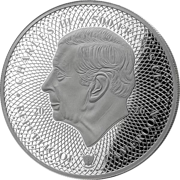 500 Francs Kamerun Mysterious Rhodium Forest Life - Wolf 2026