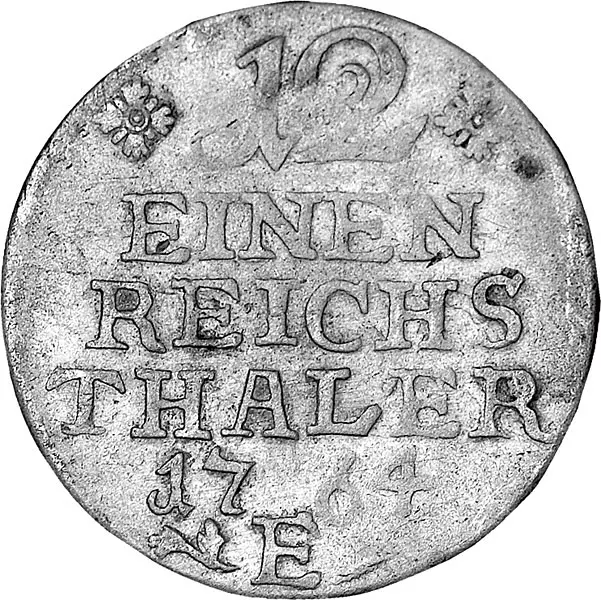 1/12 Taler  Preußen König Friedrich II. 1752-1780