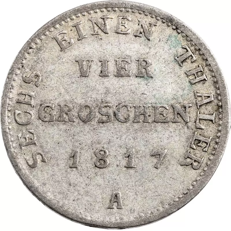 4 Groschen Preußen König Friedrich Wilhelm III. 1816 - 1818