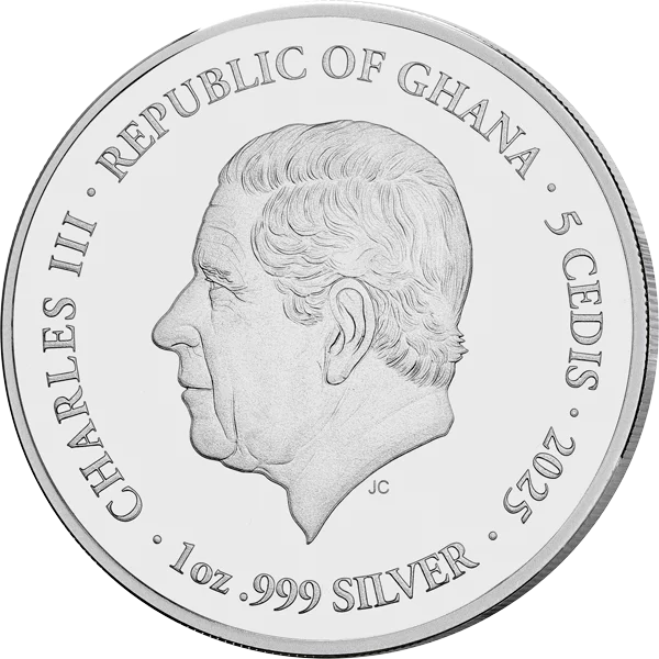 5 Cedis Ghana Schutzpatron Erzengel St. Michael 2025