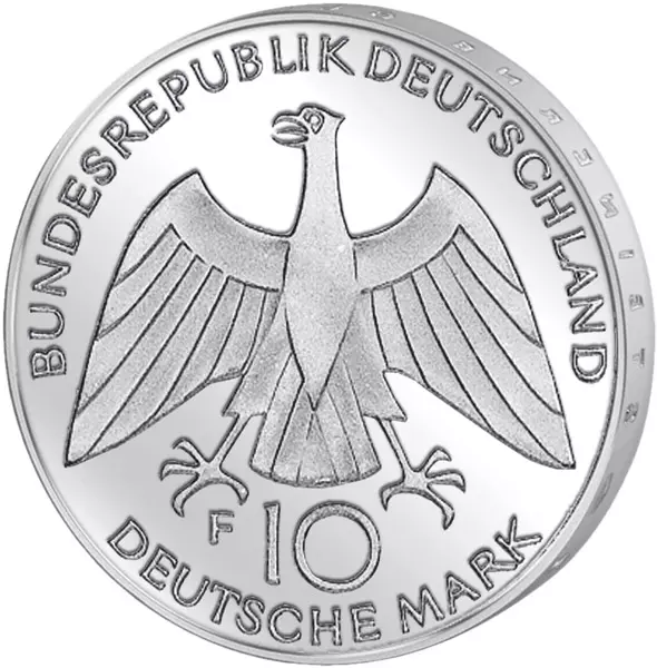 10 DM BRD Olympia III - Verschlungene Arme 1972 vorzüglich bis Stempelglanz