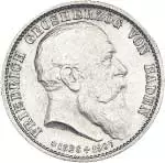 5 Mark Baden Großherzog Friedrich - Auf den Tod 1907 vorzüglich 5 Mark Baden Großherzog Friedrich - Auf den Tod 1907 vorzüglich