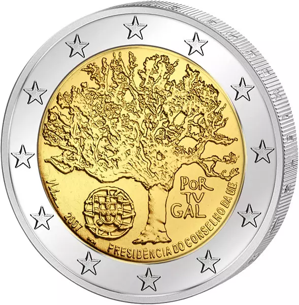 2 Euro Portugal EU-Ratspräsidentschaft 2007