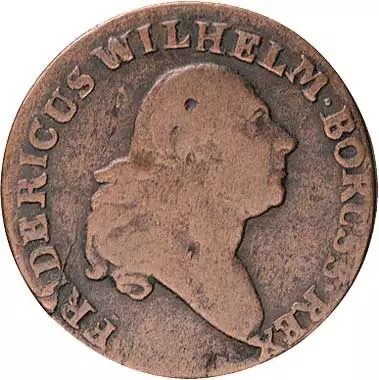 Groschen Brandenburg-Preußen König Friedrich Wilhelm II. 1796-1797