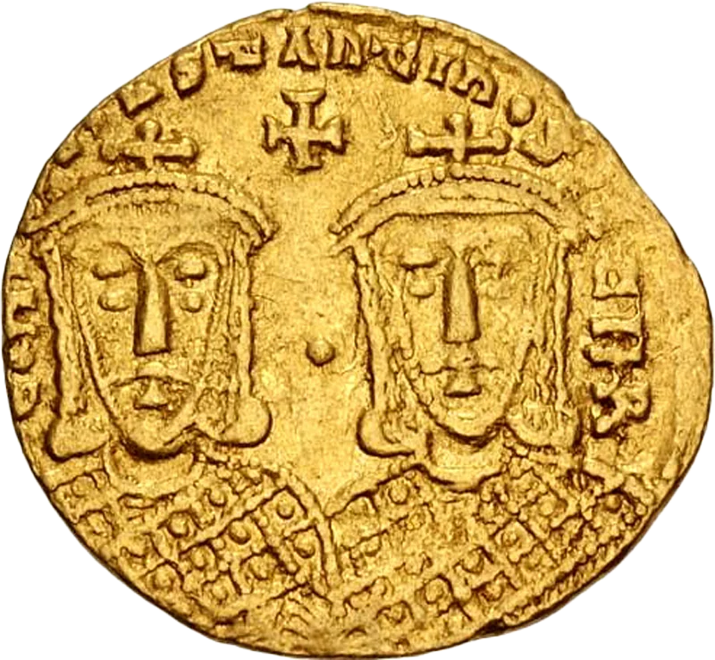 Solidus Byzanz Kaiser Leo IV. Chazaros und Konstantinos 776-780