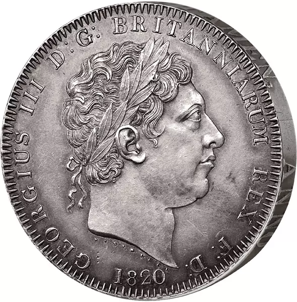 Crown Großbritannien Georg III. 1818-1820