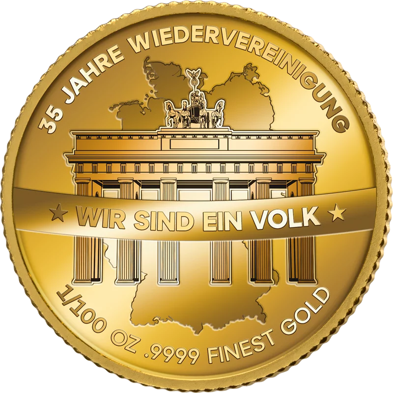 1.500 Francs Togo 35 Jahre Wiedervereinigung - Wir sind das Volk 2025
