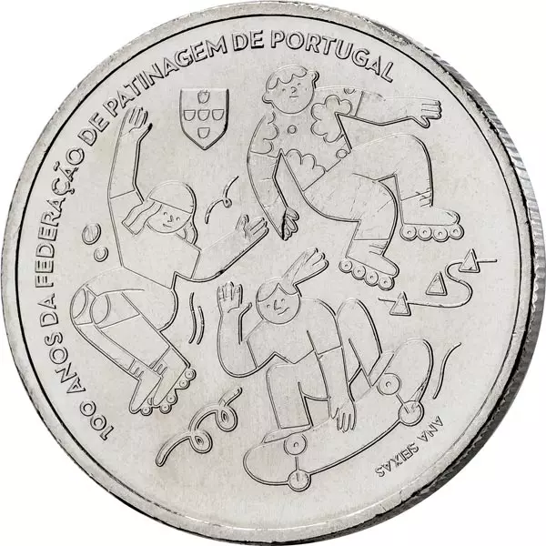 5 Euro Portugal 100 Years of the Portuguese Skating Federation 2024