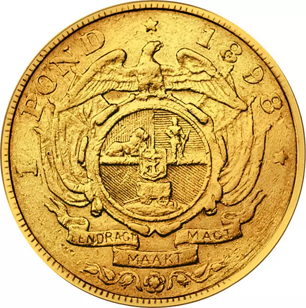 1 Pound Südafrika Paul Krüger 1892-1900