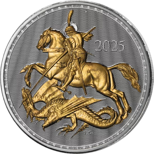 2 Pounds Großbritannien St. George and the Dragon 2025 Shiny Gold Edition 2 Pounds Großbritannien St. George and the Dragon 2025 Shiny Gold Edition