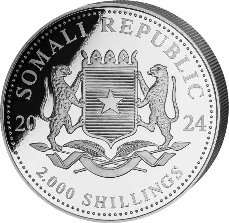 1 Kilo Silber Somalia Leopard 2025