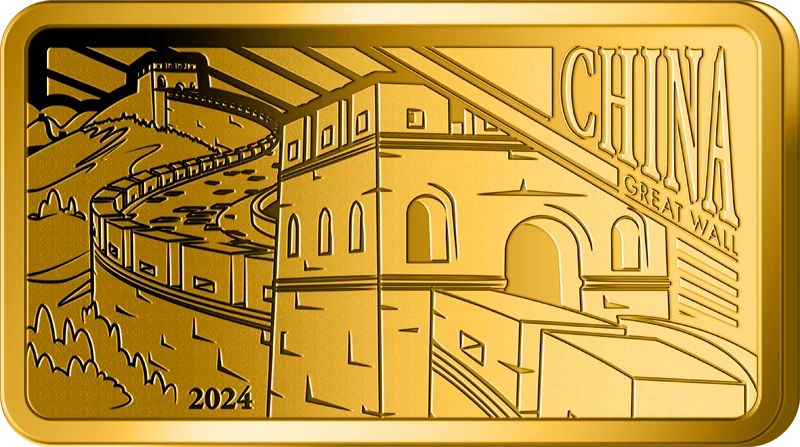 10 Dollars Salomonen Wahrzeichen der Welt China - Great Wall 2024