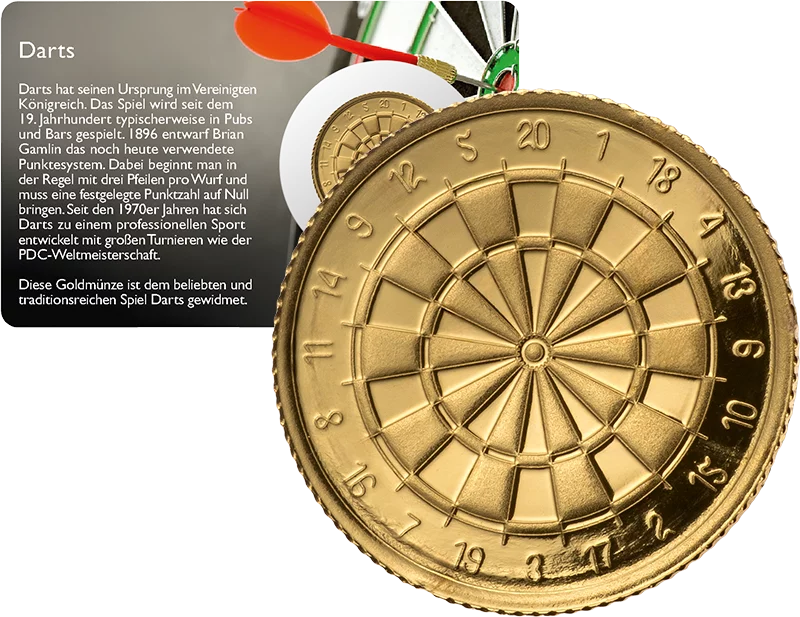 1 Pound Ascension Gold Darts 2025 1 Pound Ascension Gold Darts 2025