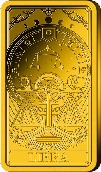 10 Dollars Salomonen Sternzeichen - Waage, Gold