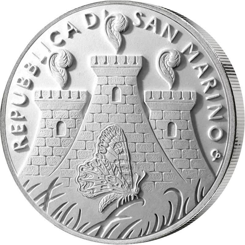 5 Euro San Marino Schmetterlinge 2024