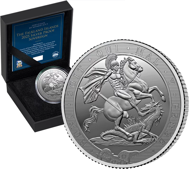 Falklandinseln Silver Sovereign 2025