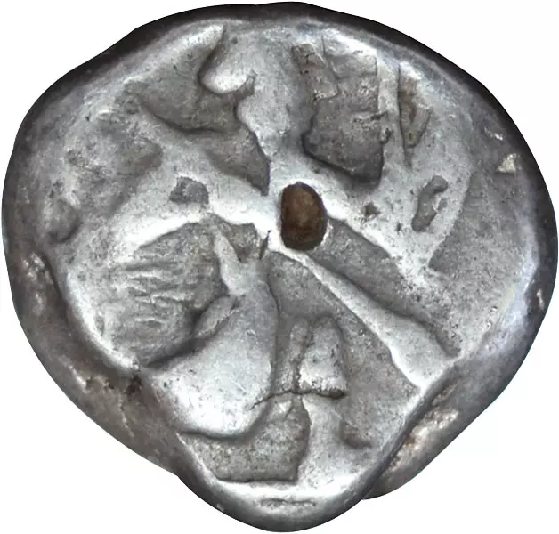 Silber-Siglos Antikes Perserreich Großkönig Xerxes I.