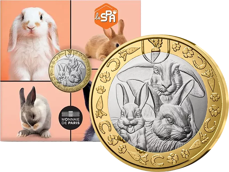 5 Euro Frankreich Lieblingshaustiere - Kaninchen 2025
