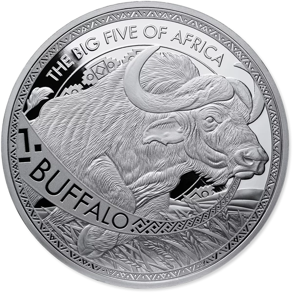 5 x 25 Francs Burundi Big 5 of Africa 2025