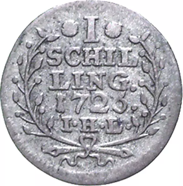 1 Schilling Hamburg Freie und Hansestadt 1725-1768