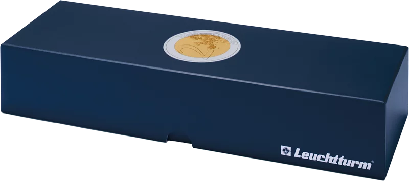 Archivbox Logik für 40 2-Euro-Münzen in Coin Cards