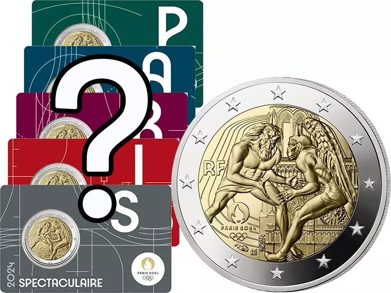 2 Euro Frankreich Olympia 2024 - Herkules und Notre Dame 2024 Coin Card unserer Wahl 2 Euro Frankreich Olympia 2024 - Herkules und Notre Dame 2024 Coin Card unserer Wahl
