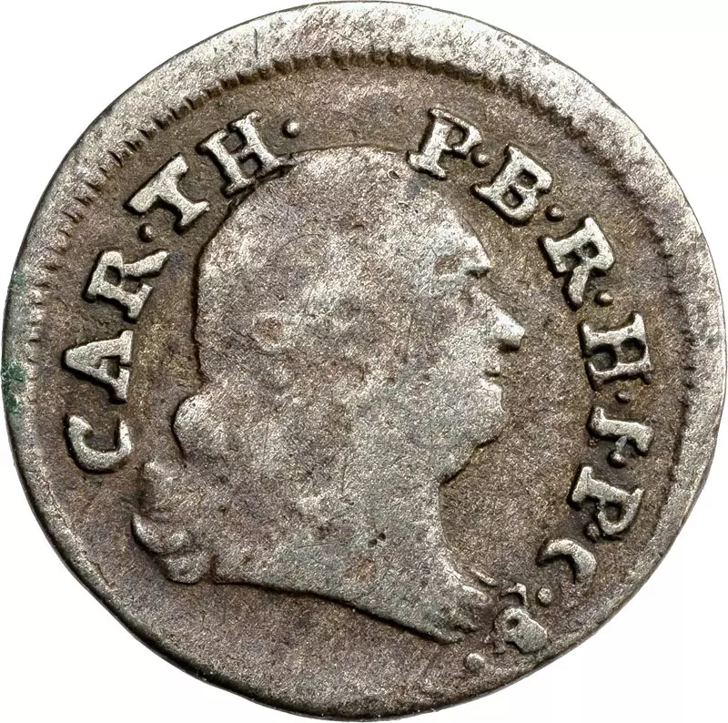 1 Kreuzer Bayern Kurfürst Karl Theodor 1794-1798