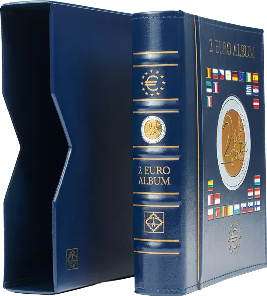 VISTA Münzalbum - Aufbewahrung für 2-Euro-Münzen