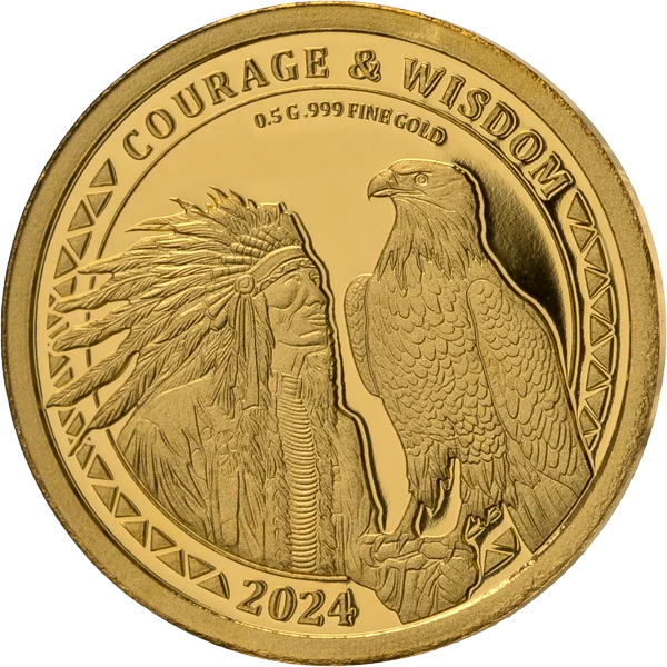 5 x 20 Dollars Liberia Native Americans 2024
