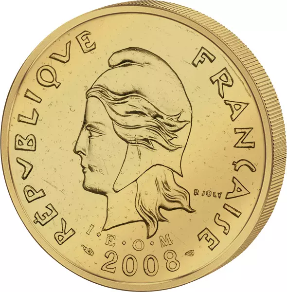 1 - 100 Francs Kursmünzen Neukaledonien 1972-2013