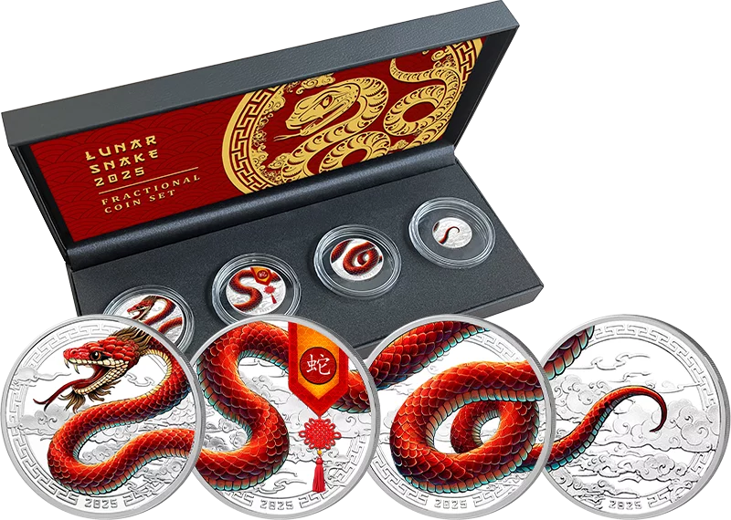 1/4 Dollar - 2 Dollars Fidschi Lunar Year of the Snake 2025