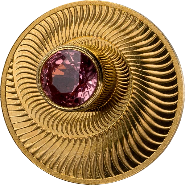 1.000 Francs Gabun Padparadscha Deluxe Saphir 2025