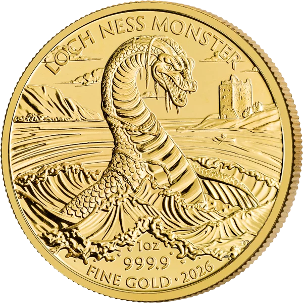 1 Unze Gold Großbritannien Loch Ness Monster 2026