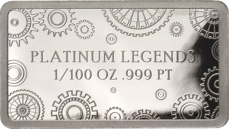 Platinbarren Platinum Legends Mechanical Edition - Nashorn