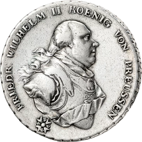 Konventionstaler Preußen König Friedrich Wilhelm II. 1794-96