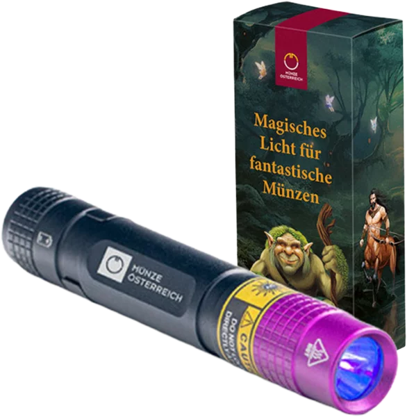 UV-Taschenlampe für 3 Euro Österreich - Fantastische Fabelwesen