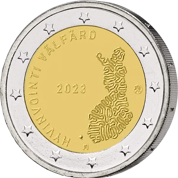 2 Euro Numisbrief Finnland Sozial- und Gesundheitsdienste 2023
