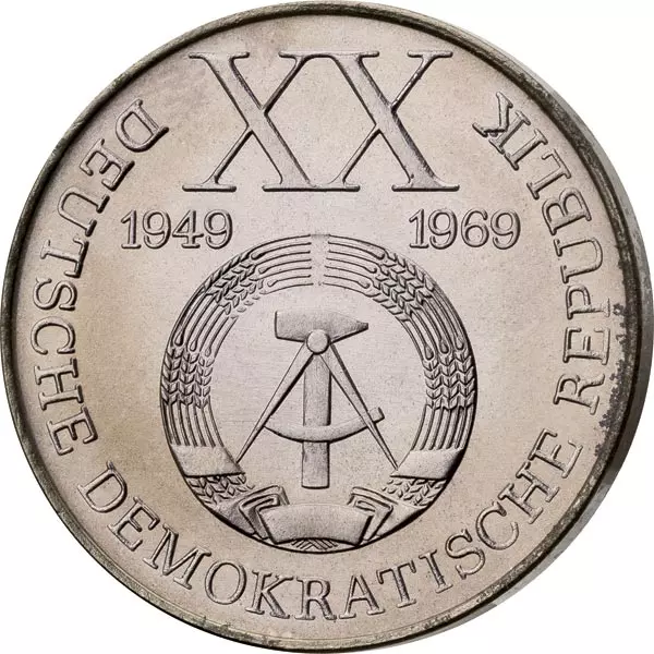 Gedenkmedaille DDR Wilhelm Pieck/ 20 Jahre DDR 1969
