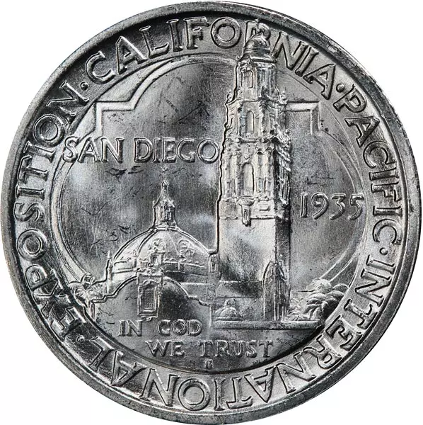 1/2 Dollar USA San Diego 1935