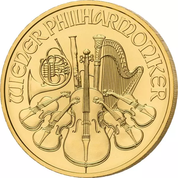 1/10 Unze Gold Österreich Wiener Philharmoniker 2024