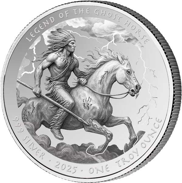 1 Dollar USA Ghost Horse 2025 1 Dollar USA Ghost Horse 2025