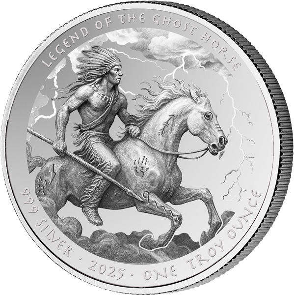 1 Dollar USA Ghost Horse 2025
