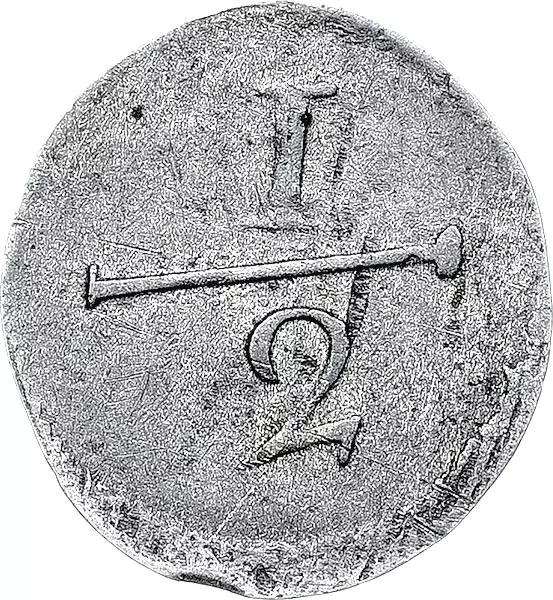 1/2 Kreuzer Württemberg König Friedrich I. 1812 - 1813 und 1816