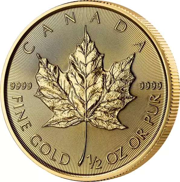 1/2 Unze Gold Kanada Maple Leaf 2025