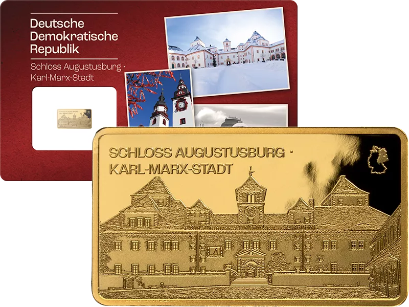 50 Tala Samoa Goldbarren DDR 15 Bezirke -  Karl-Marx-Stadt Chemnitz - Schloss Augustusburg 2026