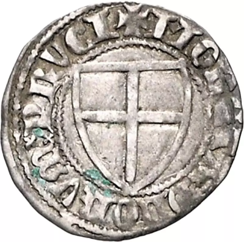 Schilling Deutscher Orden Hochmeister Winrich von Kniprode 1351-1382