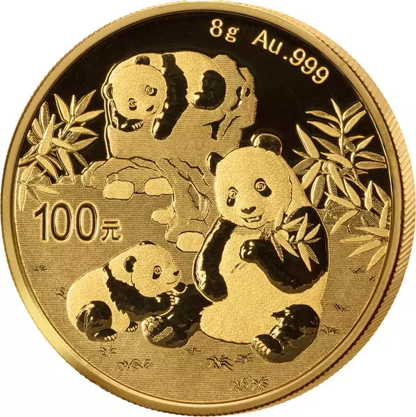 100 Yuan China Panda 2025