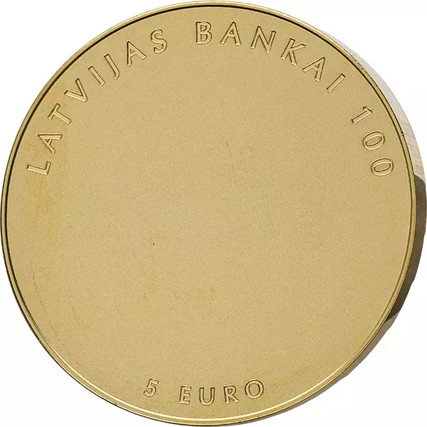 5 Euro Lettland Aufwärts - 100 Jahre Nationalbank 2022