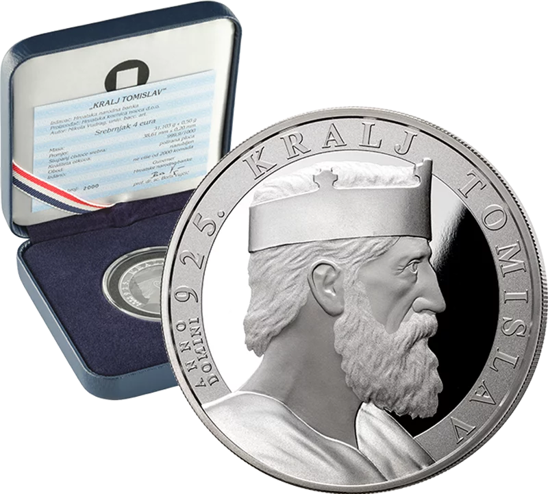 4 Euro Kroatien König Tomislav 2025