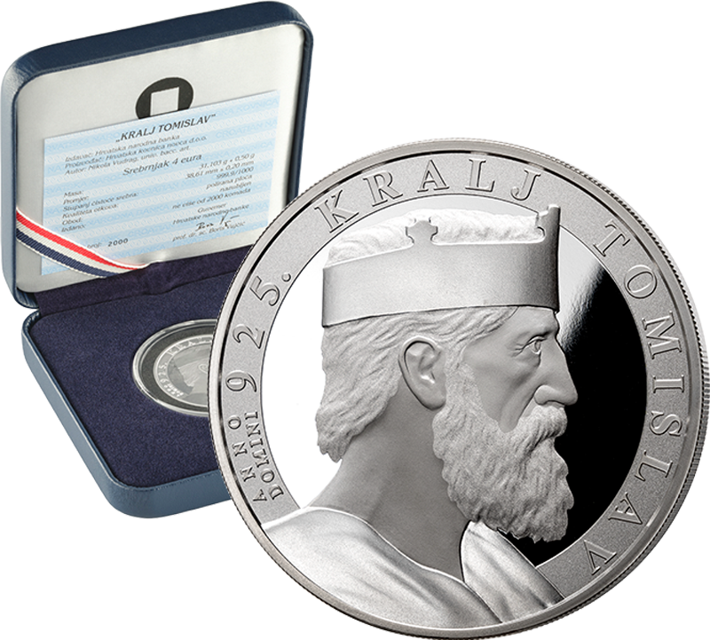 4 Euro Kroatien König Tomislav 2025